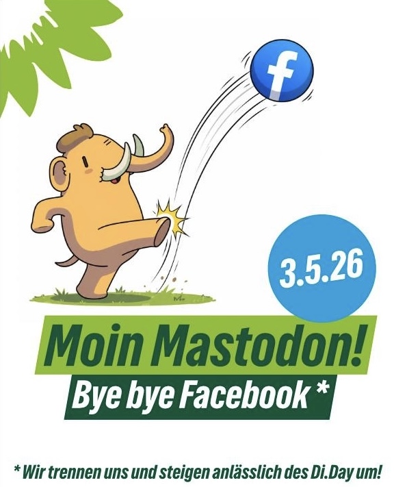 Moin Mastodon – Bye bye Facebook!